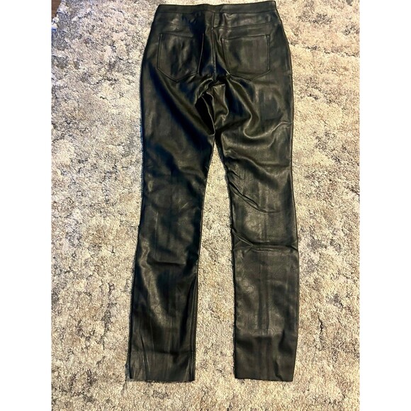 H&M Divided Faux Leather Pants Size 10 NWOT - Picture 7 of 8